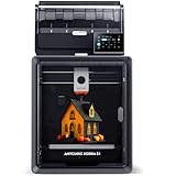 Anycubic Kobra S1 Combo 3D-Drucker Mehrfarbig, 600mm/s Hochgeschwindigkeitsdruck, Trocknen beim Drucken, Dreifach-Kühlsystem, Vollständig Geschlossene CoreXY-Struktur, Druckgröße 250 x 250 x 250 mm