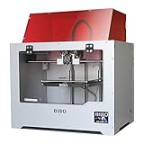 BIBO 3D-Drucker mit Dual Extruder, Laser-Gravur, stabiler Rahmen, WiFi, Touchscreen, halbiert Druckzeit, Filament-Überwachung, abnehmbar, beheiztes Glasbett