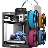 Flashforge Adventurer 5X 3D-Drucker mit Mehrfarbendruck, Anpassbar mit IFS,AD5X 3D-Drucker für mehrere Materialien,Vollautomatische Nivellierung,Maximale Geschwindigkeit: 600mm/s,Unterstützt PETG CF
